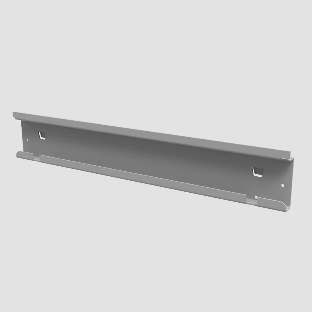 5-Space Bin Rail -16"