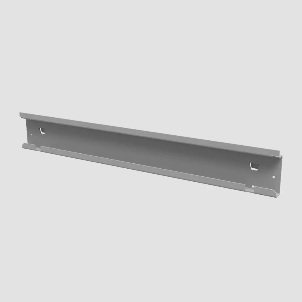 6-Space Bin Rail -19"