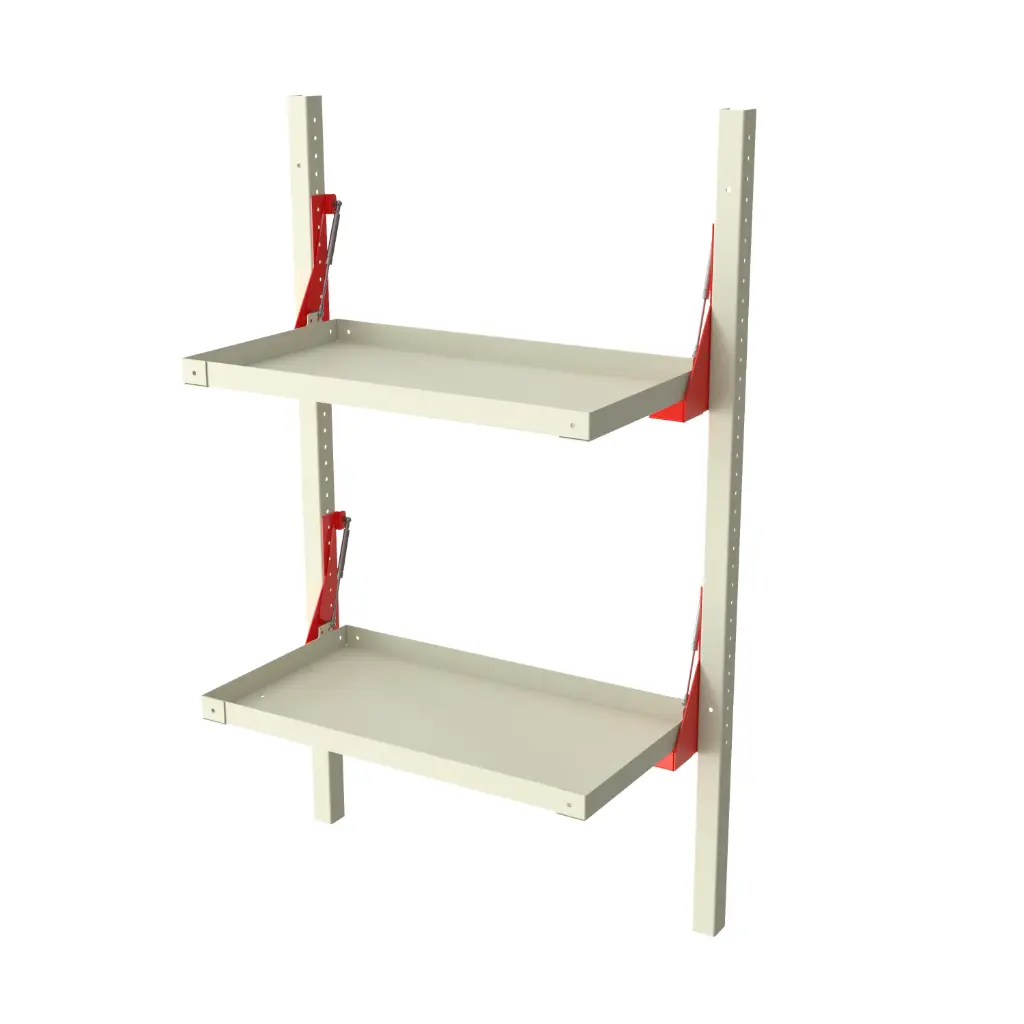 Folding Shelves - 36" W x 20" D x 51" H