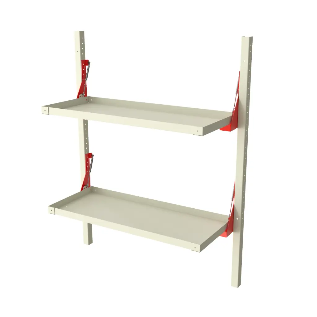 Folding Shelves - 48" W x 20" D x 51" H