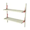 Folding Shelves - 60" W x 20" D x 51" H