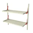 Folding Shelves - 60" W x 25" D x 65" H