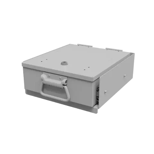 [999-13480] 3-Space Lockable Roll Out Drawer